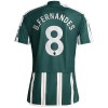 Camiseta de fútbol Manchester United B. Fernandes 8 Segunda Equipación 23-24 - Hombre